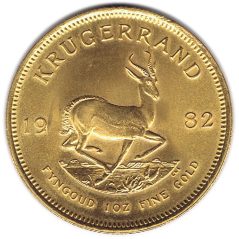 Moneda onza de oro Sudafrica Krugerrand 1982  - 1