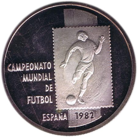 Medalla de plata Mundial Futbol España 1982.  - 1