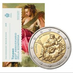 moneda conmemorativa 2 euros San Marino 2026 Tiziano