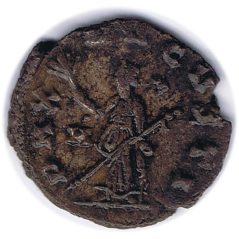 Moneda romana Antoniniano Claudio III Gotico 269-270 dC.