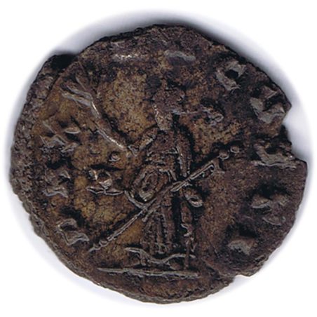 Moneda romana Antoniniano Claudio III Gotico 269-270 dC.