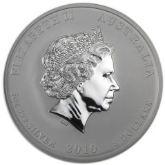 Moneda onza de plata 1$ Australia Lunar Tigre 2010