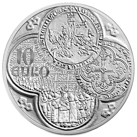 Francia 10 € 2015 La Semeuse. Le Franc à Cheval. Plata.  - 1