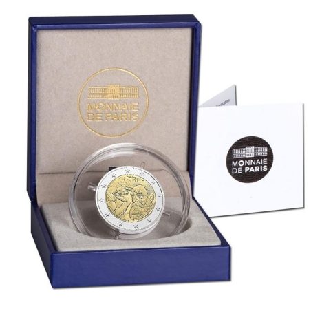 moneda conmemorativa 2 euros Francia 2017 Rodin. Proof  - 1
