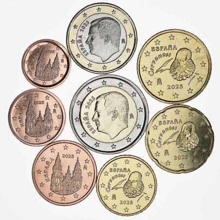monedas euro serie España 2025.  - 1