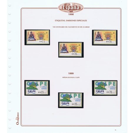 Colección Etiquetas ATM año 1989 a 2006.