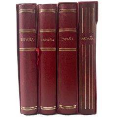 Colección Sellos de España 1980/200. 4 álbumes.  - 1
