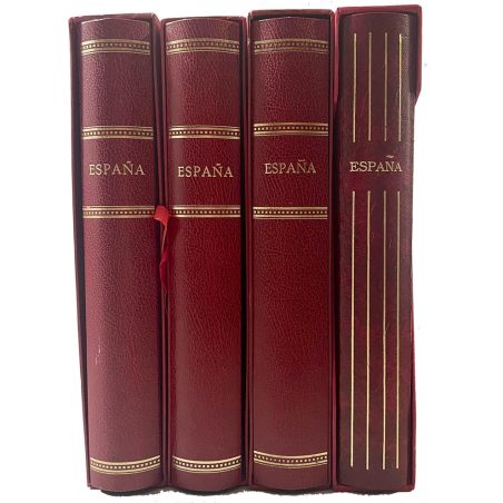 Colección Sellos de España 1980/200. 4 álbumes.  - 1