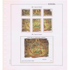 Colección Sellos de España año 1980 a 2000. 4 álbumes.