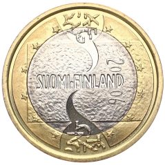 moneda Finlandia 5 Euros 2006 Presidencia UE.