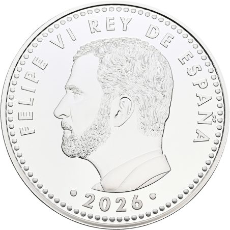 Moneda 2026 V Centenario del Consejo de Estado. 10 euros. Plata