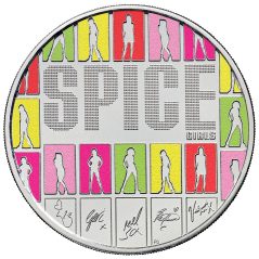 Inglaterra 5 Libras 2026 The Spice Girls. Sporty Spice. Niquel