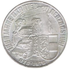 Moneda de plata 100 schilling Austria 1976 Milenario Carinthia.  - 1