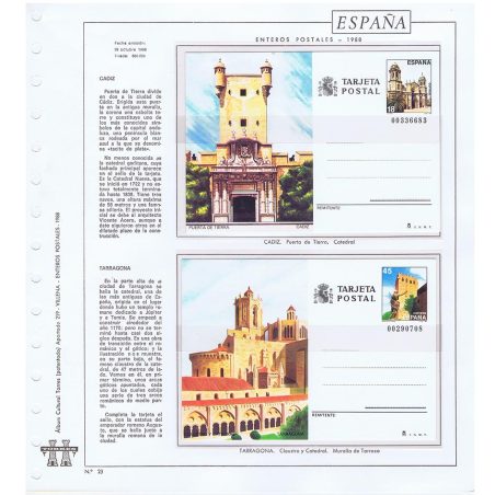 Colección Entero Postales y aerogramas de España.