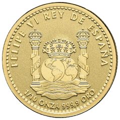 Moneda 1/10 Onza de oro 15 cts. de euro España 2026 Oso Pardo.