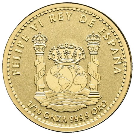 Moneda 1/10 Onza de oro 15 cts. de euro España 2026 Oso Pardo.