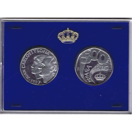 (1988) 500 ptas. XXV Aniversario SSMM. Pruebas en acero  - 1