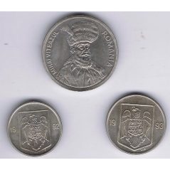 Tira Monedas Rumania. Varios años  - 1