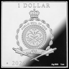 Moneda onza de plata Niue 2026 1 Dollar Cezanne.