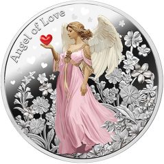 Moneda de plata 1$ Niue 2026 Ángel del Amor.  - 1