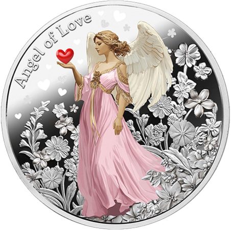 Moneda de plata 1$ Niue 2026 Ángel del Amor.  - 1
