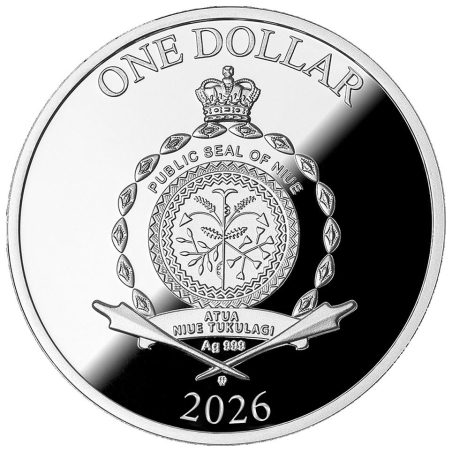 Moneda de plata 1$ Niue 2026 Ángel del Amor.