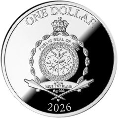 Moneda de plata 1$ Niue 2026 Árbol de las Artes.