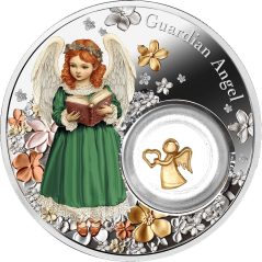 Moneda de plata 2$ Niue 2026 Ángel de la Guarda.  - 1
