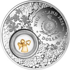 Moneda de plata 2$ Niue 2026 Ángel de la Guarda.