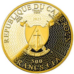 Moneda de plata 500 Francos Camerún 2025 Manet.