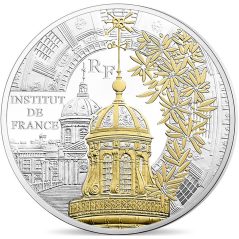 Francia 10€ 2016 Tesoros de Paris. Instituto de Francia. Plata.  - 1