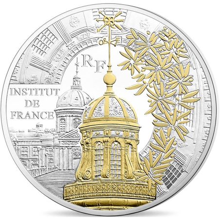 Francia 10€ 2016 Tesoros de Paris. Instituto de Francia. Plata.  - 1