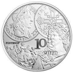 Francia 10 € 2017 Semeuse. Le Luis d'Or. Plata.  - 1