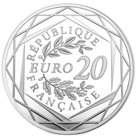 Francia 20€ 2017 Mariana. Liberté. Libertad. Plata.