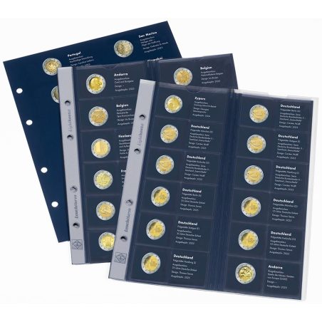 LEUCHTTURM OPTIMA Album preimpreso 2€ Suplemento 2025.  - 1