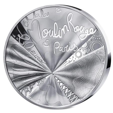 Francia 20€ 2026 Moulin Rouge. Onza de Plata