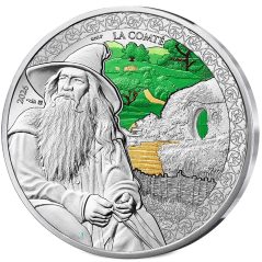 Francia 2026 50€ Señor de los Anillos. Gandalf y La Comarca. Plata