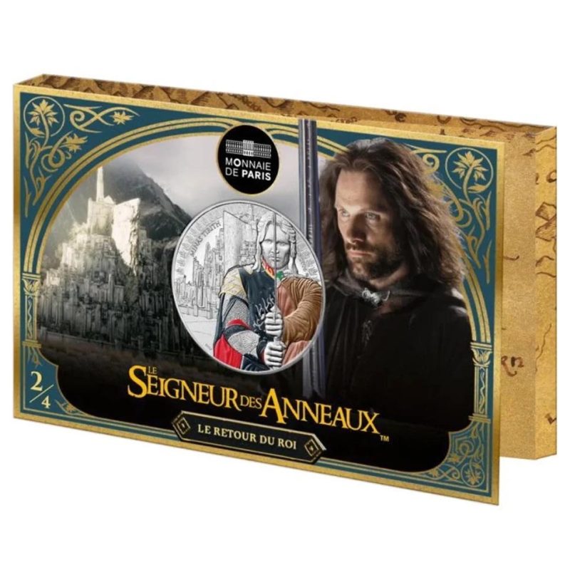 Francia 2026 50€ Señor de los Anillos. Aragorn. Plata - 3 Francia 2026 50€ Señor de los Anillos. Aragorn. Plata - 3