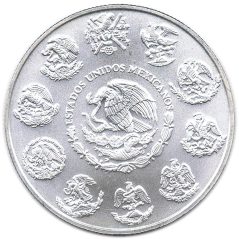 Moneda onza de plata Mexico 2016 Libertad Dorada.
