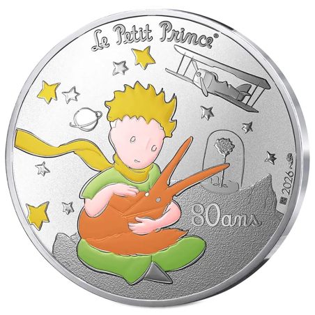 Francia 10€ 2026 El Principito. Plata Color  - 1