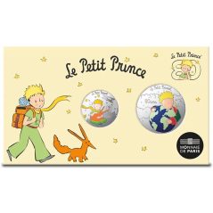 Francia 50€ y 10€ 2025 80 Aniversario El Principito. Plata color.  - 1