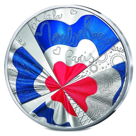 Francia 10€ 2026 Moulin Rouge. Plata Color  - 1