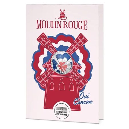 Francia 10€ 2026 Moulin Rouge. Plata Color