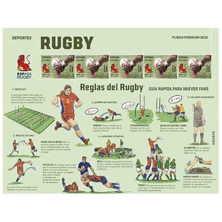 Pliego Premium año 2026 nº 178 Deportes. Rugby.  - 1