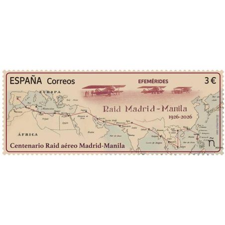 5904 Centenario Raid aéreo Madrid-Manila. 1926-2026.  - 1