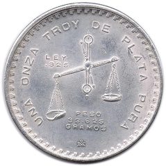 Moneda onza de plata Mexico 1979