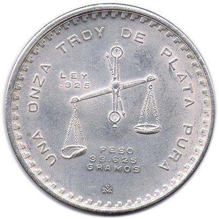 Moneda onza de plata Mexico 1979