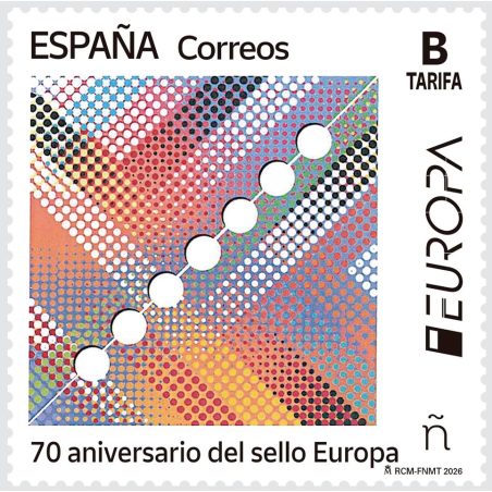 5909 70 aniversario del sello Europa.  - 1