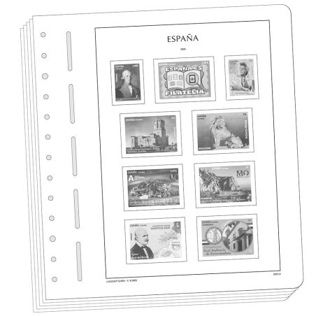 LEUCHTTURM España 2025 Montado con estuches  - 1