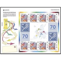 Pliego Premium año 2026 nº 180 70 aniversario sello Europa.  - 1